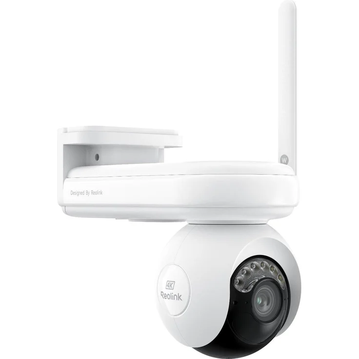 Reolink B660 Altas PT Ultra, Netzwerkkamera mit 4K Auflösung, 360° Schwenk- und Neigefunktion, ColorX-Technologie, Dual-Band Wi-Fi 6, Weiss-Schwarz