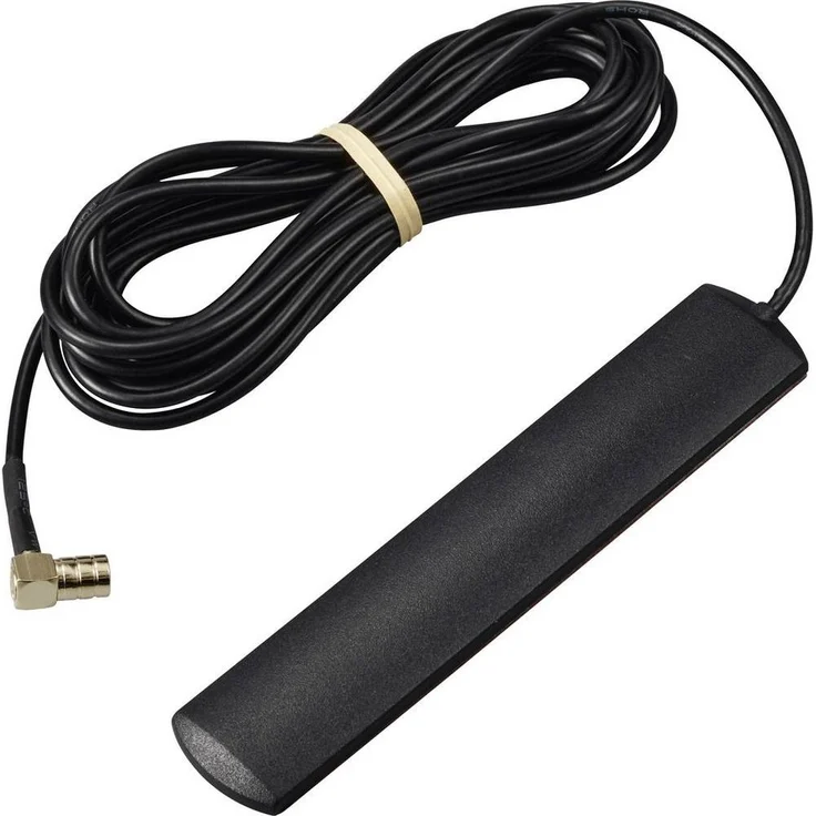 Renkforce passive DAB+ Antenne, selbstklebend mit 300 cm Kabellänge und SMA-Winkelstecker