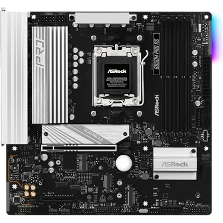 ASRock AMD AM5 B850M Pro RS Mainboard, Schnelle und effiziente Leistung, umfassende Konnektivität, intuitive Bedienung – Bild 2