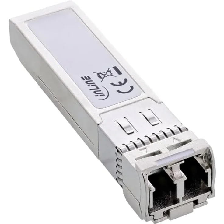 InLine SFP+ Modul LWL 1550nm Singlemode Transceiver, 10Gb/s Vollduplex, bis zu 100 km Reichweite, mit LC Buchsen