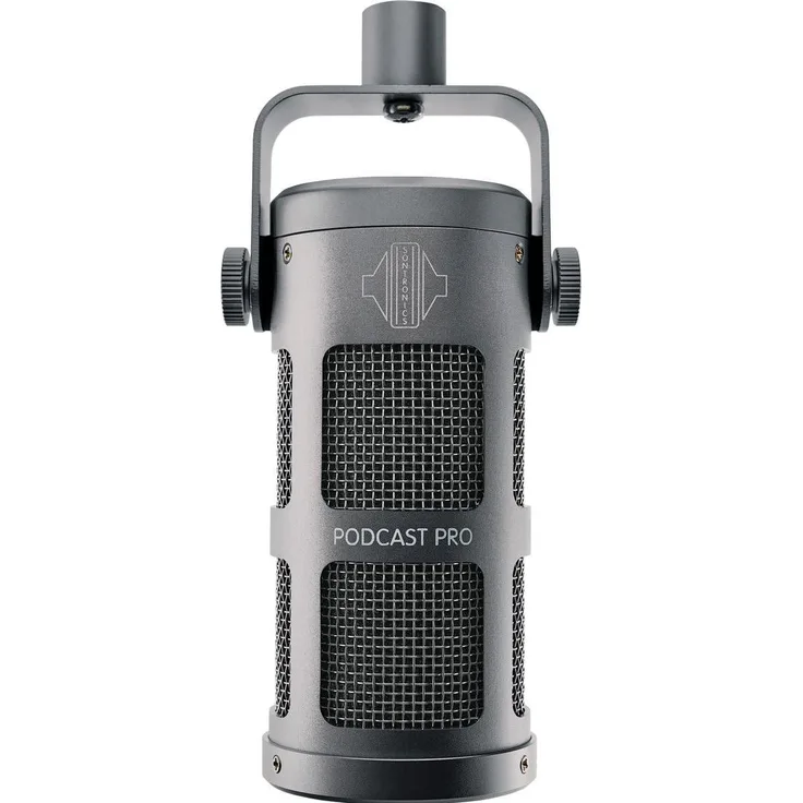 Sontronics Podcast Pro, dynamisches Mikrofon für Studioanwendungen, kabelgebunden, USB-Stromversorgung, Farbe Space Grey