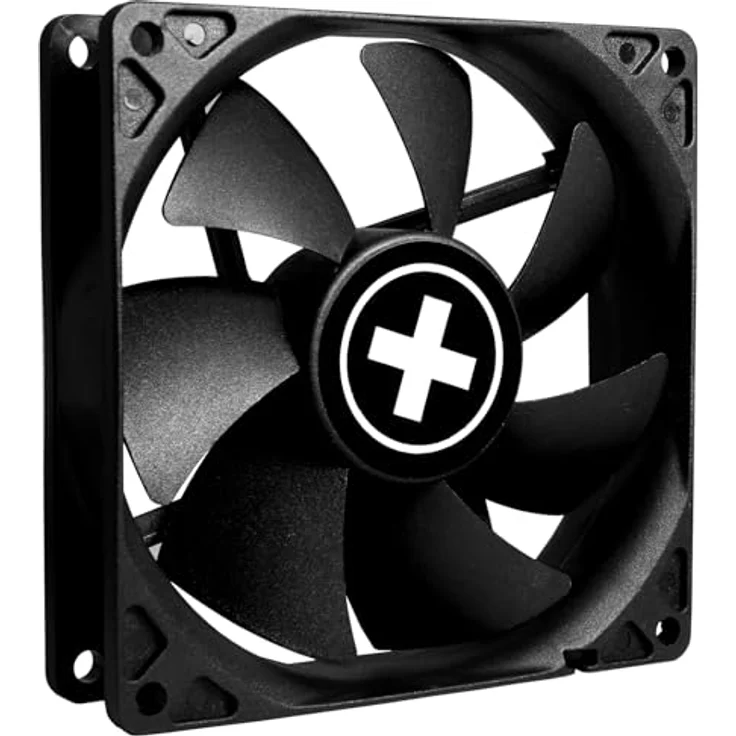 Xilence XPF92.B, 92mm leiser Gehäuselüfter mit 3PIN/4PIN Anschluss, 27,45 CFM Luftdurchsatz, Hydro Bearing, 300mm Kabellänge, ideal für Office/Server und Gaming PCs – Bild 3