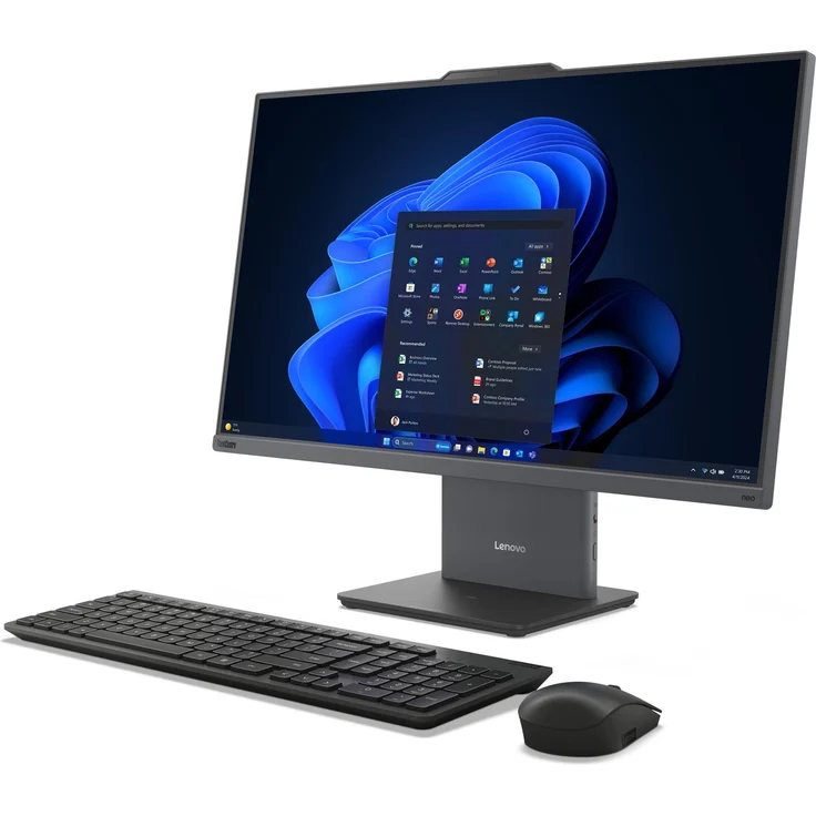 Lenovo ThinkCentre neo 50a 27 Gen 5, 27 Zoll Full HD All-in-One-PC, Intel Core i5, 16 GB RAM, 512 GB SSD, Windows 11 Pro