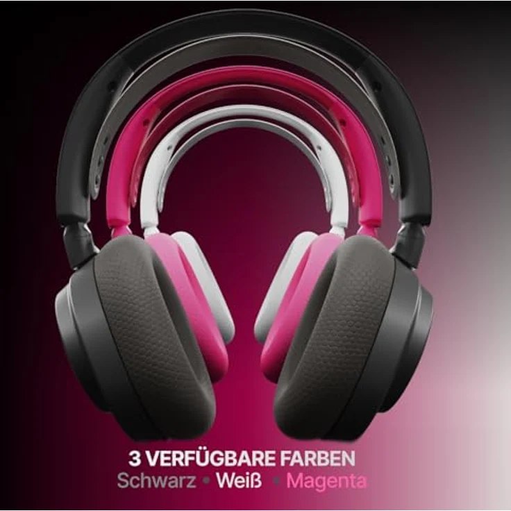 SteelSeries Arctis Nova 7P Gen 2, Kabelloses Gaming-Headset mit Rauschunterdrückung und Over-Ear-Design, Violett – Bild 9