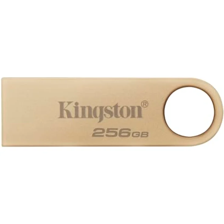 Kingston DataTraveler SE9 Gen 3 - 256GB - 220MB/s beim Lesen - Metall - USB-Stick 3.2 Gen 1 -Gold – Bild 1
