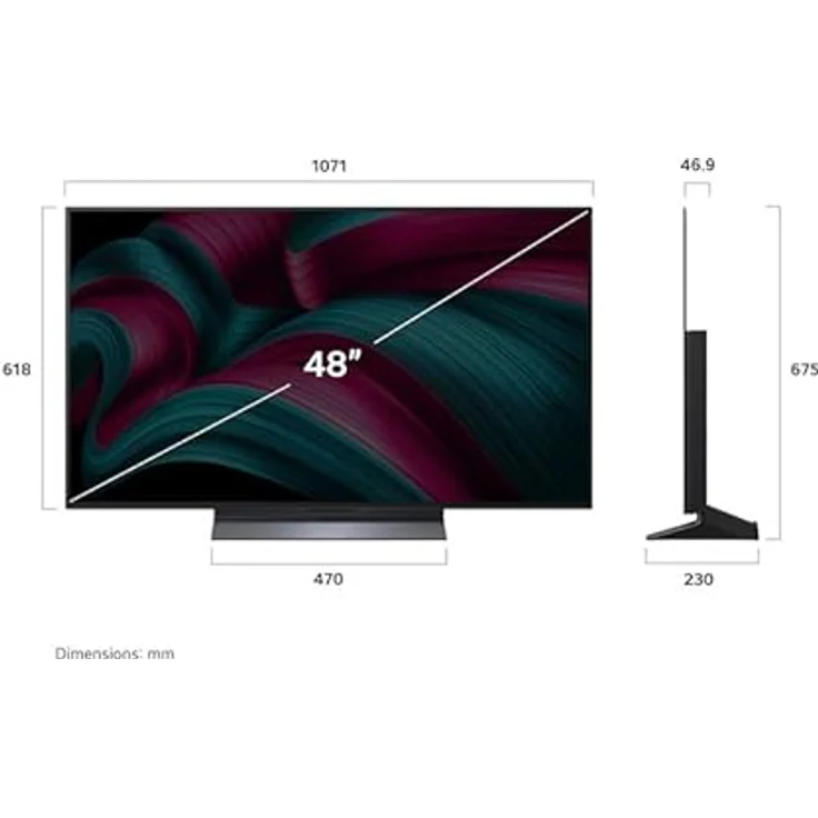 LG OLED48C57LA OLED evo TV (Flat, 48 Zoll / 121 cm, OLED 4K, SMART TV) – Bild 5