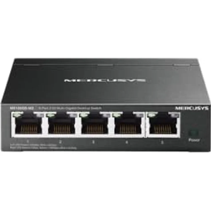 Mercusys Mercu-MS XXX, Netzwerk Switch mit 8 RJ45 Ports, nicht verwaltbar, Schwarz – Bild 1