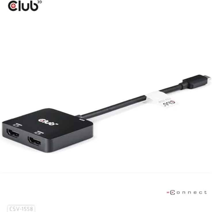 Club3D CSV-1558 USB Typ-C zu Dual HDMI™ 4K60Hz + PD 100 Watt – Bild 3
