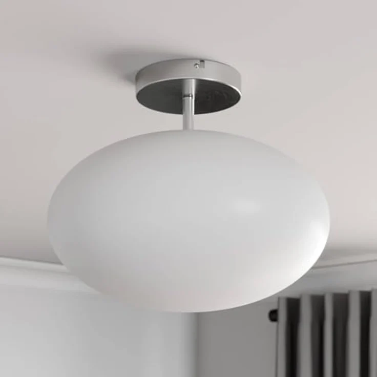 Lindby Deckenlampe 'Sonika' (Modern) in Chrom aus Metall (1 flammig, E27) - Wohnzimmerleuchte in zeitlosem Design – Bild 4