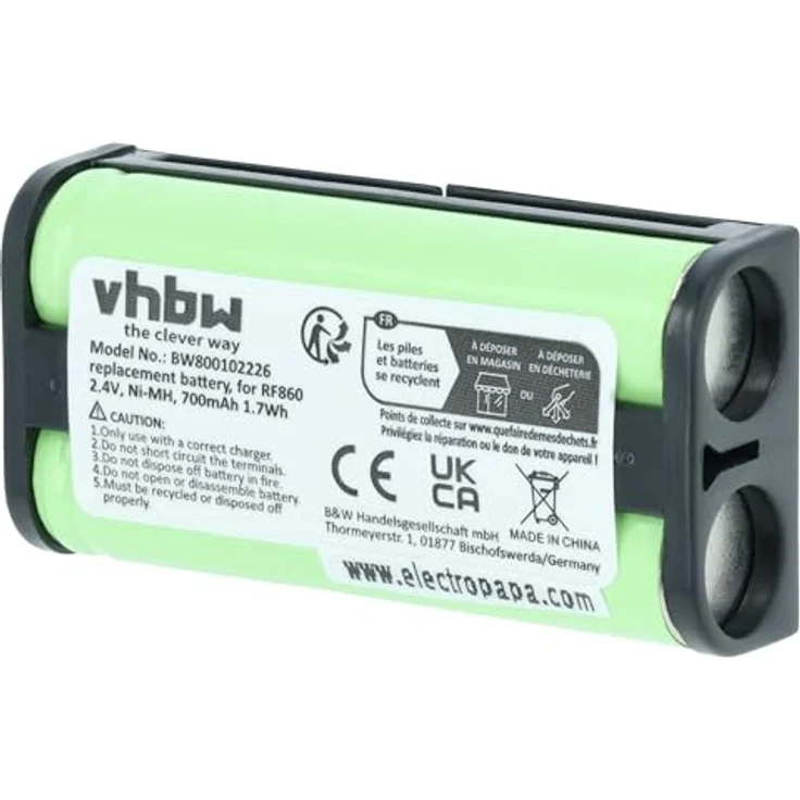 vhbw Akku Ersatz für Sony BP-HP550-11 für Wireless Headset Kopfhörer (700mAh, 2,4V, NiMH) – Bild 9