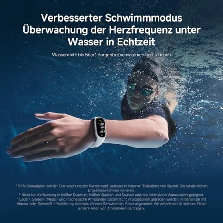 XIAOMI Smartband 10, Fitness Tracker mit AMOLED Touch-Display, 21 Tagen Akkulaufzeit, Mystic Rose – Bild 10