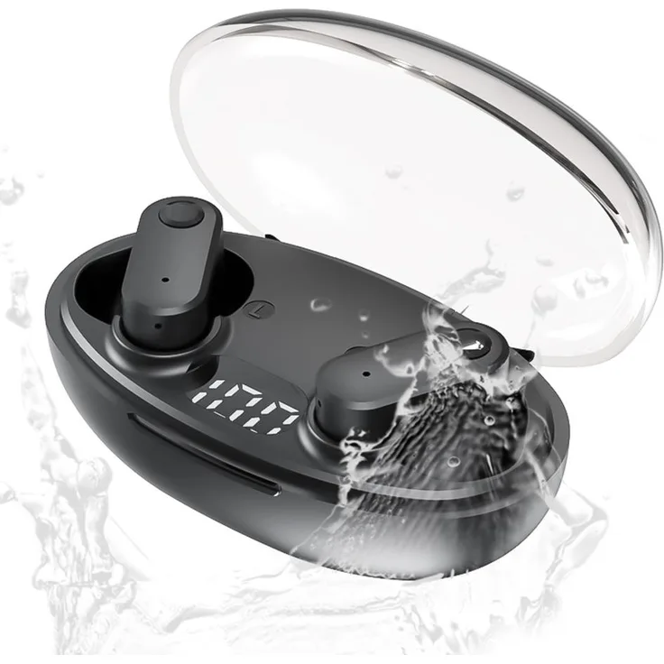Valdus True Wireless In-Ear Bluetooth Kopfhörer, Elegantes Design, Klarer Klang, Bassverstärkung, Lange Akkulaufzeit, Schwarz
