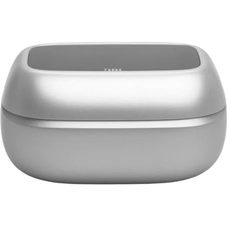 JBL Live Flex 4, Kabellose Noise-Cancelling-Ohrhörer mit Hi-Res Audio, Smart Charging Case, 50 Std. Akkulaufzeit, IP54 wasserdicht, Silber – Bild 2