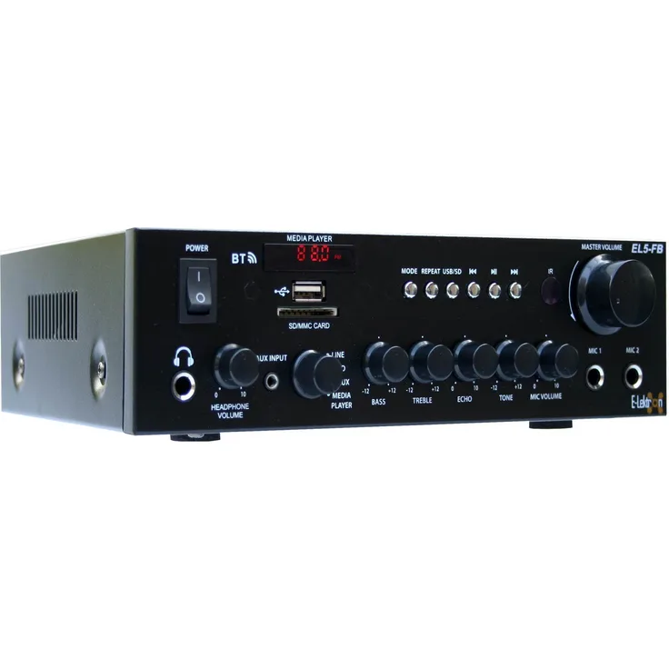 E-Lektron EL5-FB Audioverstärker (Anzahl Kanäle: 2, 35,00 W, FM Radio)