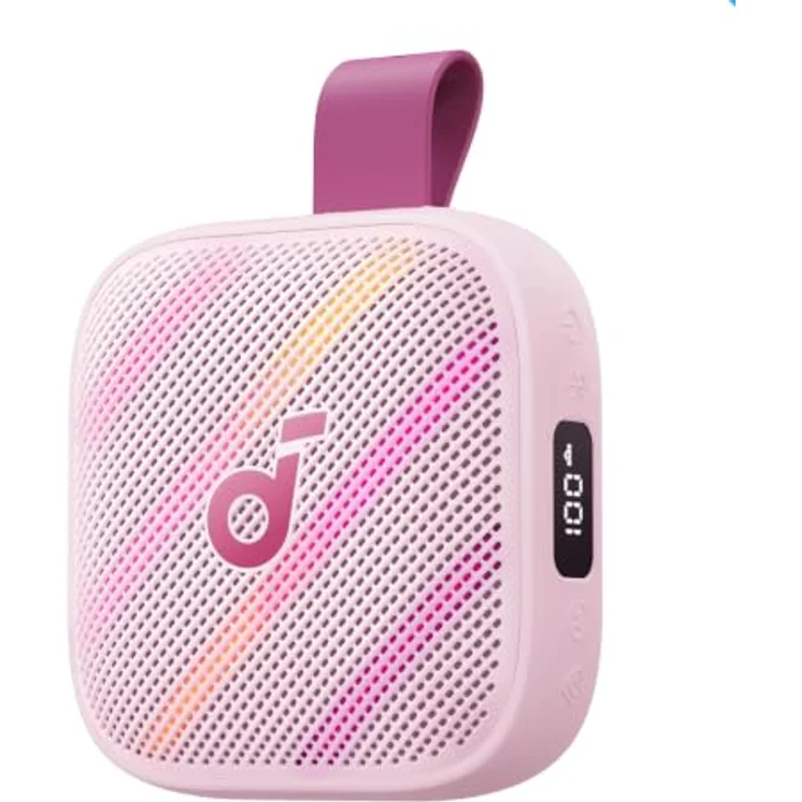 SOUNDCORE BY ANKER Boom Go 3i, Bluetooth Lautsprecher mit 15W Sound, 24h Akkulaufzeit, IP68 Wasser- und Fallschutz, Pink – Bild 2