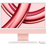Apple iMac Apple M 59,7 cm (23.5") 4480 x 2520 Pixel 8 GB 256 GB SSD All-in-One-PC macOS Sonoma Wi-Fi 6E (802.11ax) Pink