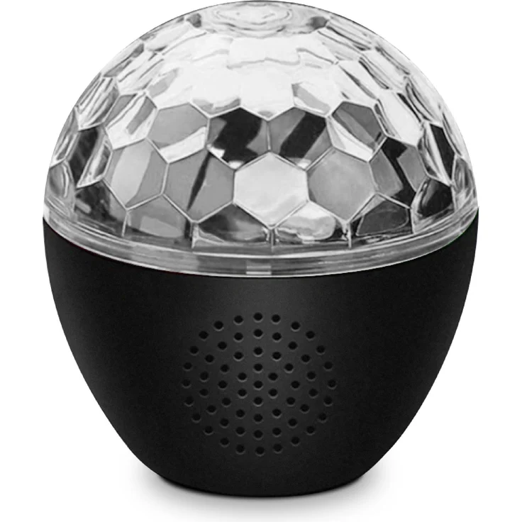 PartyFunLights Kabelloser Starlight-Party-Lautsprecher mit Projektor-Lichteffekten, Fernbedienung und Timer-Funktion