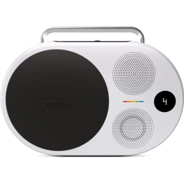 Polaroid P4 Music Player (Black) – Powerful Large Room Wireless Bluetooth Speaker Rechargeable with Dual Stereo Pairing