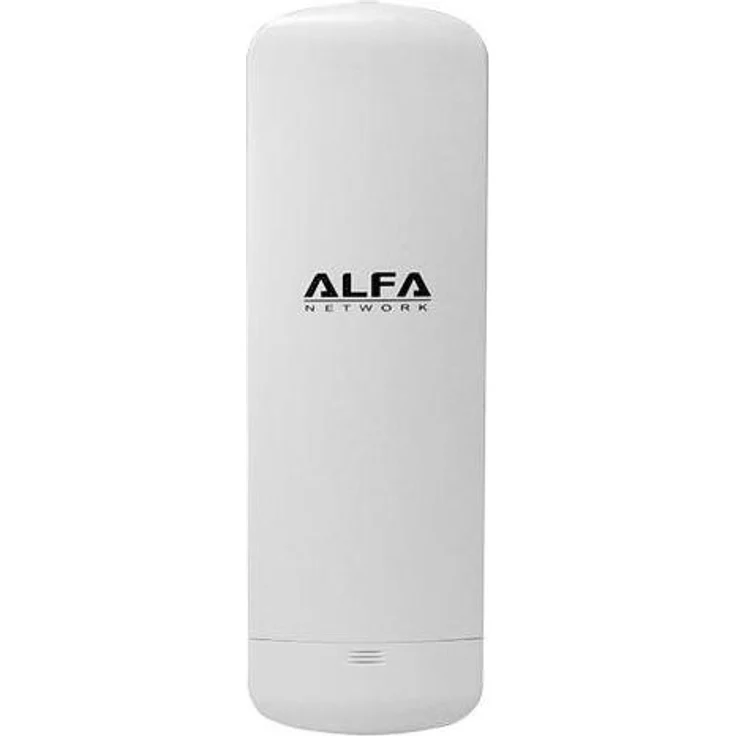 ALFA Network N5C, 802.11an 5GHz Long-Range Outdoor AP/CPE mit 2x RP-SMA Buchsen, passives PoE, mastmontagefähig