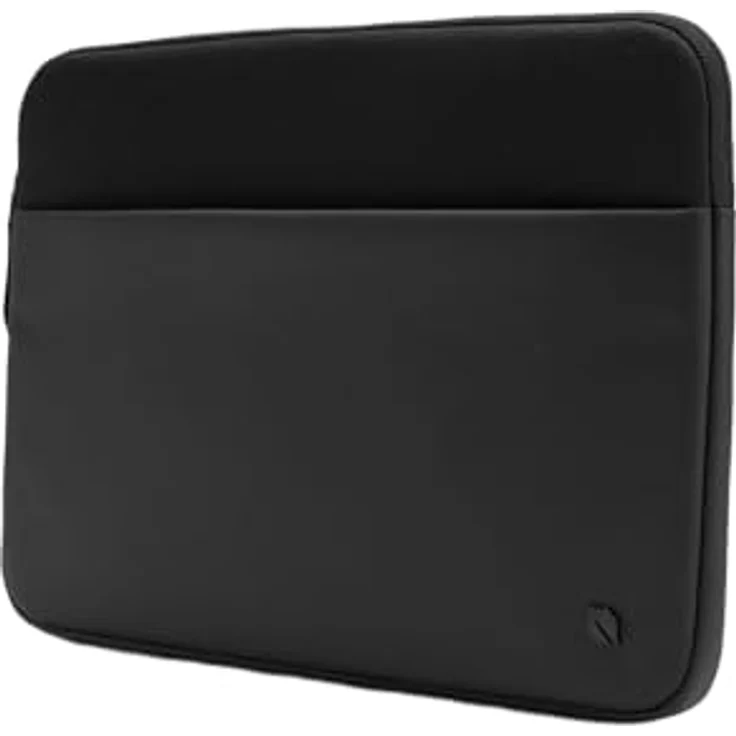 Incase A.R.C. Sleeve für 14-Zoll-Laptop, vollständig gepolstert mit Kunstfellinnenfutter, recyceltes Polyester, Schwarz – Bild 1