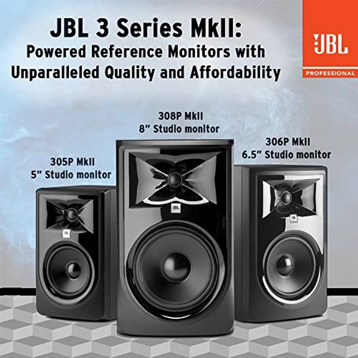 JBL Professional 3 Series 306P MkII schwarz Kompakt-Lautsprecher - 112 Watt - schwarz – Bild 10