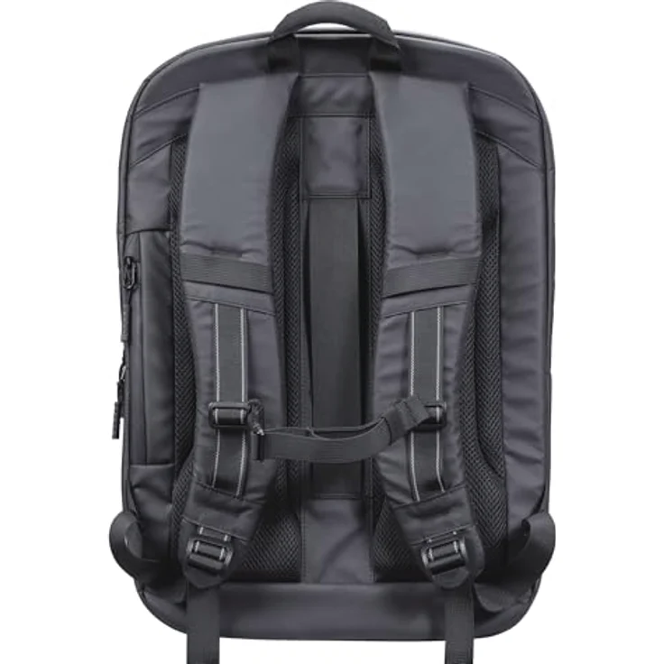 TRUST Jersey Rucksack, wasserdicht für Notebooks bis 17", 25 L Volumen, schwarz – Bild 11