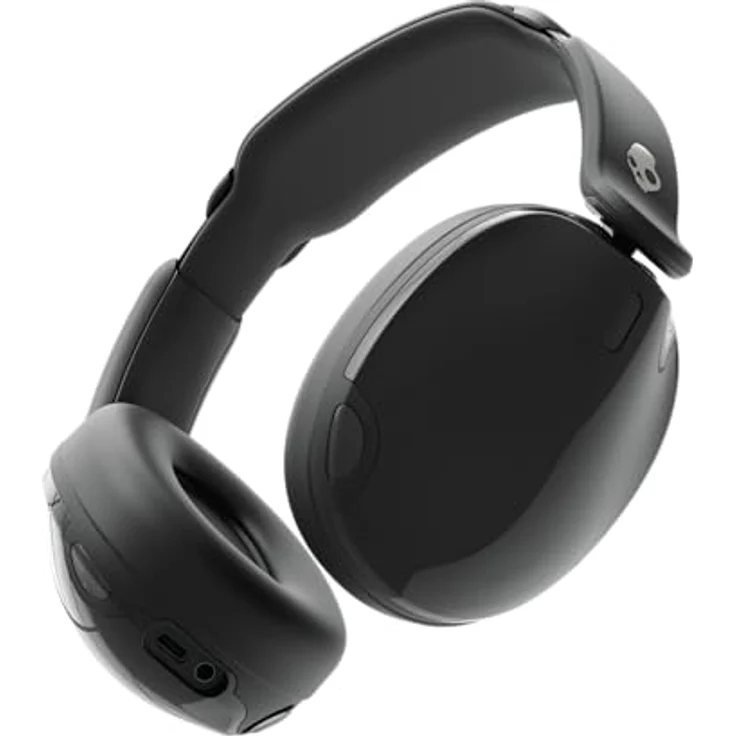 Skullcandy Hesh 540 ANC, kabelloser Over-Ear-Bluetooth-Kopfhörer mit THX Spatial Audio, Adaptive Noise Cancelling, bis zu 65 Stunden Akkulaufzeit, Mikrofon für iPhone und Android - Black – Bild 1