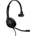 Jabra Evolve2 30 SE Kabelgebundenes Mono-Headset mit 2 Mikrofon-Anruftechnologie und USB-C-Kabel – MS Teams Zertifiziert, funktioniert mit Allen Anderen Plattformen – Schwarz