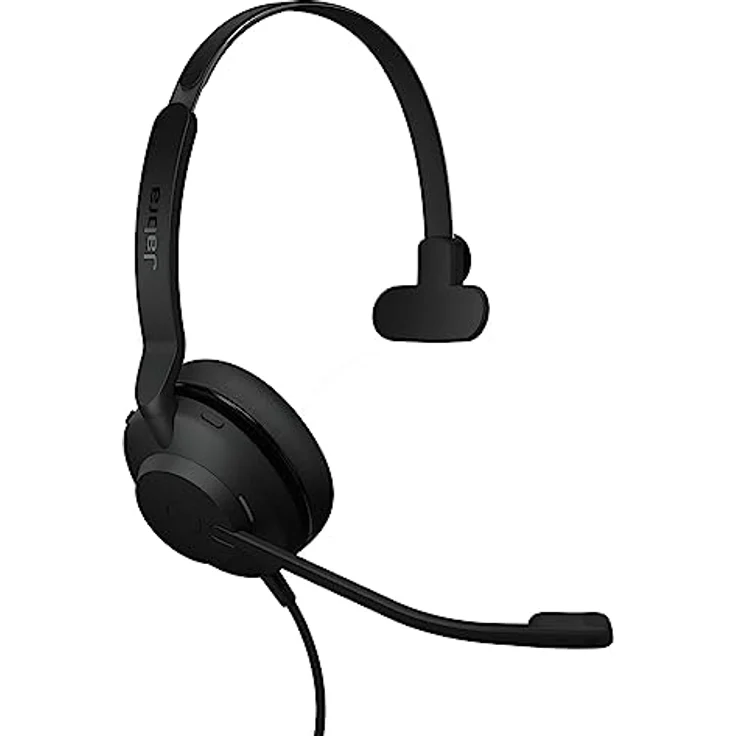 Jabra Evolve2 30 SE Kabelgebundenes Mono-Headset mit 2 Mikrofon-Anruftechnologie und USB-C-Kabel – MS Teams Zertifiziert, funktioniert mit Allen Anderen Plattformen – Schwarz – Bild 1
