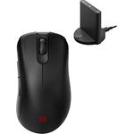BenQ - Zowie EC2-CW Drahtlose, ergonomische Gaming-Maus für Esports | Verbesserter Empfänger | Mausrad mit 24 Stufen | Ohne Treiber | Mattschwarze Beschichtung | Mittlere Größe