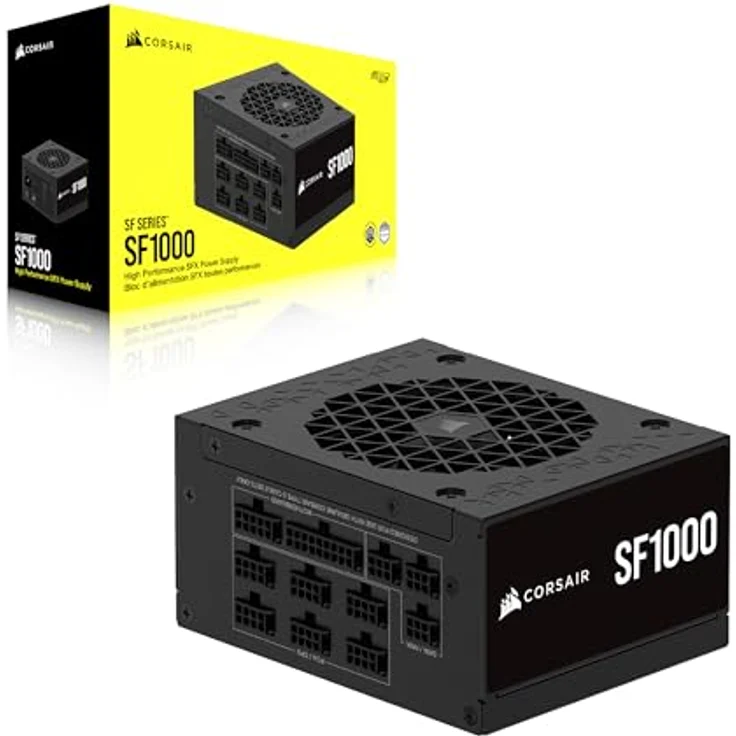 Corsair SF1000 (1000 W), PC Netzteil, Schwarz, 80 PLUS Platinum-zertifiziert, vollständig modulares Design – Bild 8
