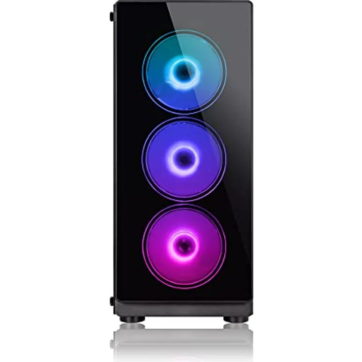 Megaport Gaming PC AMD Ryzen 7 5700X • GeForce RTX4060 8GB • 16GB DDR4 • 1000GB M.2 SSD • Luftkühlung • WLAN • Gamer PC Computer Gaming Rechner, schwarz – Bild 2
