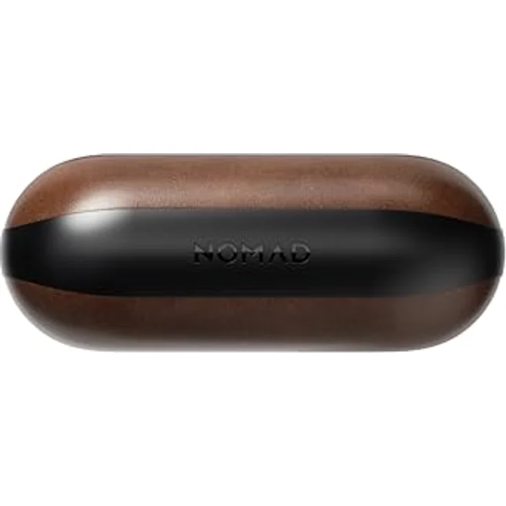 Nomad Modern Leather Case für AirPods Pro (3. Generation), Echtleder und Polycarbonat, kabelloses Laden, Rustic Brown – Bild 4