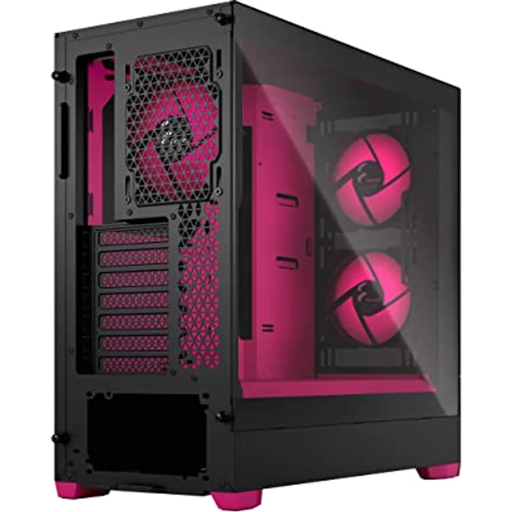 Fractal Design Pop Air RGB - Magenta Core TG Clear Tint, Midi-Tower-Gehäuse mit Seitenfenster (FD-C-POR1A-03) – Bild 4