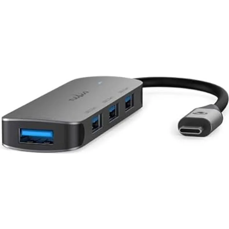 NEDIS USB-Hub 1x USB-C™ | 4x USB A Female | 4-Port port(s) | USB 3.2 Gen 1 | Stromversorgung über USB | 5 Gbps