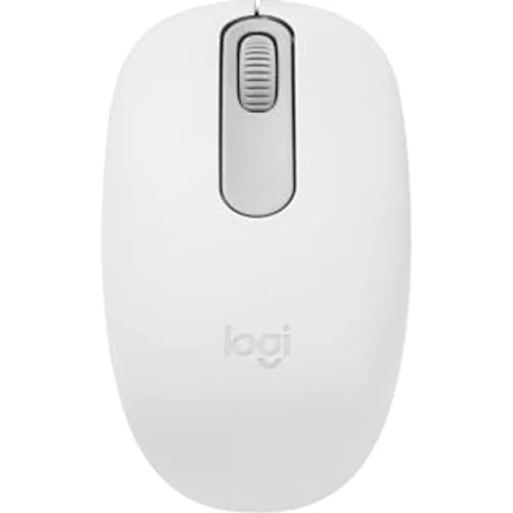 Logitech M196 kabellose Bluetooth-Maus, kompakte und tragbare Maus für Laptops, Tablets und mehr, 12-monatige Akkulaufzeit, reibungsloses Tracking, kompatibel mit PC und Mac, Windows und macOS - Weiß