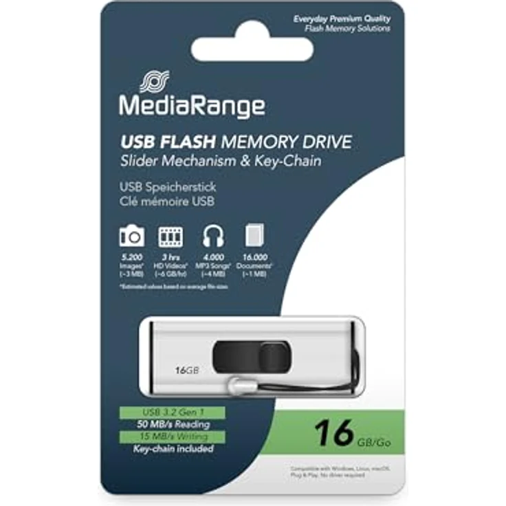 MediaRange USB 3.0 Speicherstick, 16GB – Bild 9