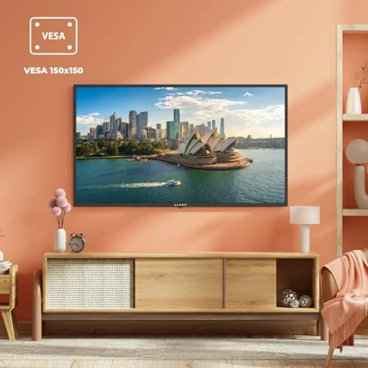 Kiano Slim TV 40, 40 Zoll Full HD LED Fernseher mit Dolby Digital Plus, DVB-T2/S2, PVR USB Aufnahme, 3x HDMI, CI+, Hotelmodus, Schwarz – Bild 9