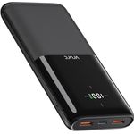 VRURC 20000mAh Power Bank, USB C Powerbank mit 20W Schnellladung, 3 Ausgängen und 2 Eingängen, kompatibel mit iPhone, Samsung, Huawei, Schwarz