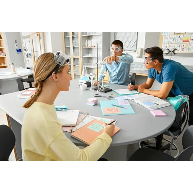 Post-it Super Sticky Z-Notes Boost, Haftnotizblock R330-5SS-BOOS, 76 x 76 mm, 5x 90 Blatt, praktische Z-Faltung, Kartonspender – Bild 12