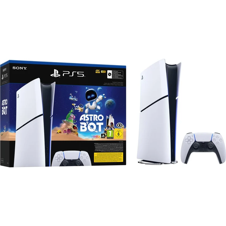 PlayStation 5 Digital Edition (Slim) inkl. Astro Bot 1TB, neue Gaming-Möglichkeiten mit blitzschnellem Laden – Bild 1