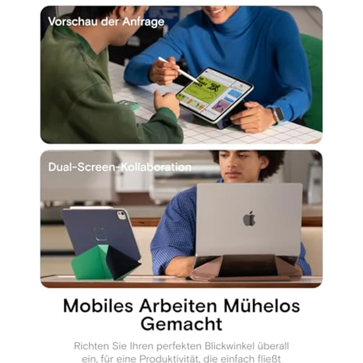 MOFT Dynamic Folio Hülle für iPad Pro 11" (M5 2025 / M4 2024), ergonomisch verstellbar mit 20+ Winkeln, leicht und stabil mit magnetischem Halt – Bild 5