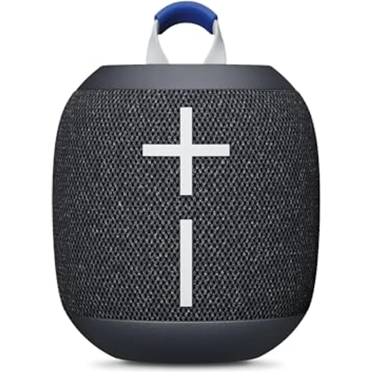 Ultimate Ears Wonderboom 4 – Mobiler, Wasserdichter Bluetooth-Lautsprecher mit Satten Tiefen, 360-Grad-Klang und Einer Reichweite von 40m, Schwarz