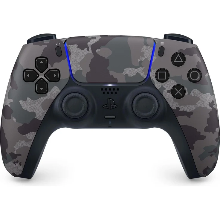 Sony DualSense Wireless-Controller - Camouflage Grey (PS5), Gaming Controller mit haptischem Feedback und adaptiven Triggern, Grau