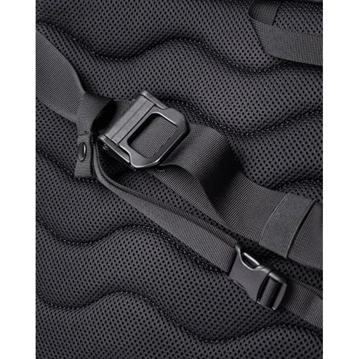 Sandqvist Stream Messenger, Laptop-Tasche mit 44 cm Fach, 100% Polyester, schwarz – Bild 8