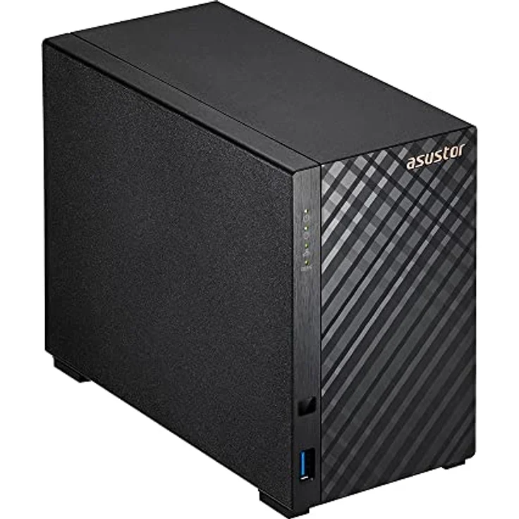 Asustor Drivestor 2 AS1102T 2 Bay NAS Server - Netzwerkspeicher Gehäuse, Quad Core 1.4 Ghz CPU, 2,5 GbE Port, 1GB DDR4 – Bild 3