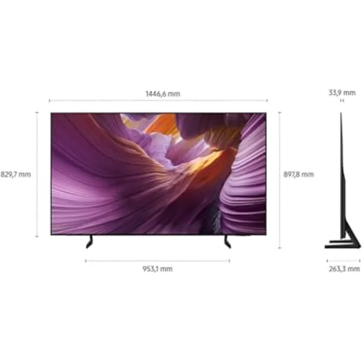 Samsung OLED 4K S85F, 65 Zoll (163 cm) UHD Fernseher mit NQ4 AI Gen2 Prozessor, Dolby Atmos, Pantone-validierten Farben, Gaming-Hub und Knox Security – Bild 5