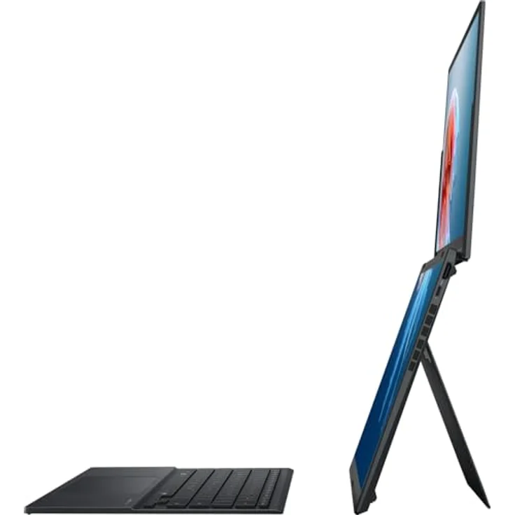 ASUS Zenbook Duo UX8406CA-QL263W, 14" Notebook mit Intel Core Ultra 9 285H, 16 GB RAM, 1 TB SSD, Lumina OLED Touchdisplays, Grau – Bild 4