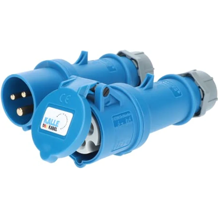 KALLE DAS KABEL CEE Verlängerung Kalle Blue Signal 2,5mm² Industrie Camping Vollpur-Premium-Leitung 25 Meter – Bild 2