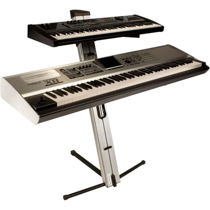 Ultimate Support AX-48 Pro SILVER, Apex® Säulen-Keyboardständer, silber – Bild 9